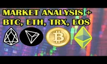 Crypto Market dip analysis: Tron TRX, Bitcoin BTC, EOS, Ethereum ETH