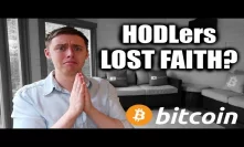 Bitcoin Crash - Have HODLers Lost Faith? Who Sold Their Coins?