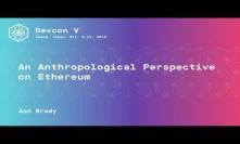 An Anthropological Perspective on Ethereum