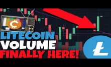 LITECOIN FINALLY GETS THE VOLUME IT DESERVES. WE'RE HEADED UP!
