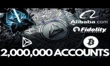 2,000,000 TRX accounts, Alibaba Considers Blockchain, Cryptocurrency Not Security - Crypto News