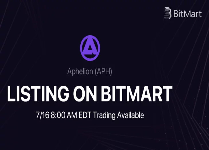 BitMart Lists Revolutionary Wallet Based P2P Trading DEX Aphelion [APH]