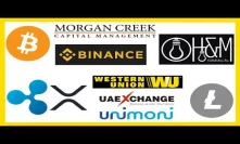 Morgan Creek Cap New Fund - H&M Distributors Crypto - Binance DEX - Ripple Western Union & More