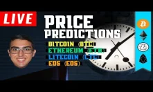 Price Predictions: Bitcoin (BTC), Ethereum (ETH), Litecoin (LTC), & EOS!