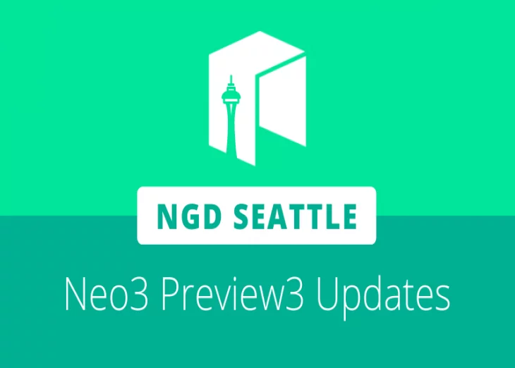 NGD Seattle pushes Preview3 versions of Neo Express and Debugger for Neo3