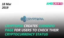 Cryptopia’s new update on funds, TRX Dapp Weekly Report, and more