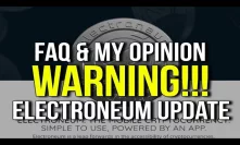 Electroneum Crypto Currency ICO Launch Review Price UPDATE -  What Is It, Who Are They? Electronium