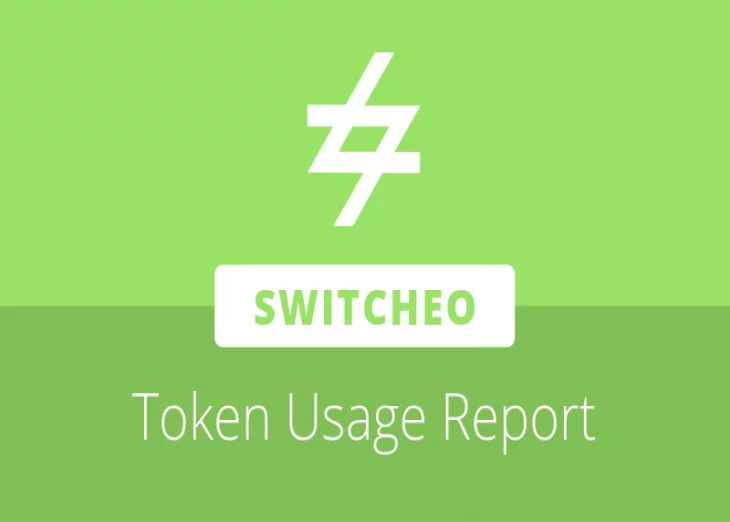 Switcheo releases token usage report for Q1 2019