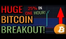 HUGE BITCOIN BREAKOUT! Bitcoin Rallies 25% In One Hour!