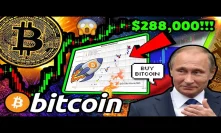 BITCOIN: RUSSIA DUMPING GOLD to BUY BTC?!! $288,000 NEW Price TARGET S2FX 