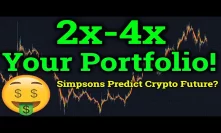 How To Double Your Cryptocurrency Portfolio! Simpsons Bitcoin Prediction! (Bybit Trading + Analysis)