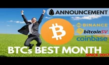Bitcoin's Best Month since 2017! EOS Announcement, Top Performer in May - Crypto News