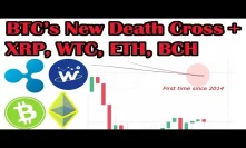 Bitcoin's New Death Cross. XRP, WTC, BCH, ETH Analysis! Bitcoin bear trap or something more?