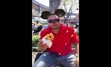 Disney cheese stuffed pretzel at Magic Kingdom