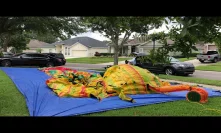 Bounce house business fruit roll up waterslide