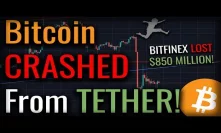 Bitcoin CRASHES After Bitfinex 