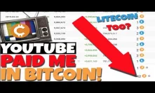 MUST WATCH: Youtube Paid Me In BITCOIN - Litecoin Futures Volume Top $150 Million