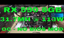 Crypto Mining on the RX 590 Red Devil ETH/ETC Power and Tweaks