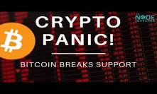 Crypto Panic! Sharp market sell-off as Bitcoin breaks support