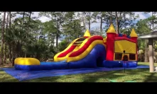 Deliver the waterslide bounce house 7 in 1 combo