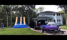 Bounce house business royal combo delivery