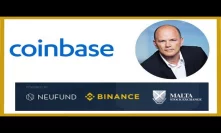 Coinbase Forms PAC - Mike Novogratz Institutional Money - Binance Malta Crypto Stock Exchange