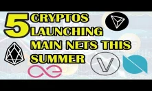 Technical Analysis: TRON TRX, EOS, VEN, ONT, AE. TOP 5 CRYPTO MAINNETS LAUNCHING SOON