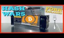 Hash Wars | Bitcoin Cash BCH | ABC vs SV Explained | Hard Fork Summary