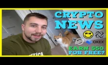 Crypto News | Earn $50 In Crypto FREE | Grin Hard Forking? | Antminer B7 Earnings | New Exchanges