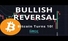 Bitcoin Bullish Reversal!  White Paper Turns 10!   Technical Analysis Update for 10.31.18