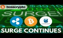 Crypto Surge Continues! Market Update, Coinbase and Ripple XRP News, Boss Crypto