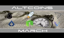 Top Altcoins With Events Coming in March - Tron, NEO, Stellar, VeChain, EOS