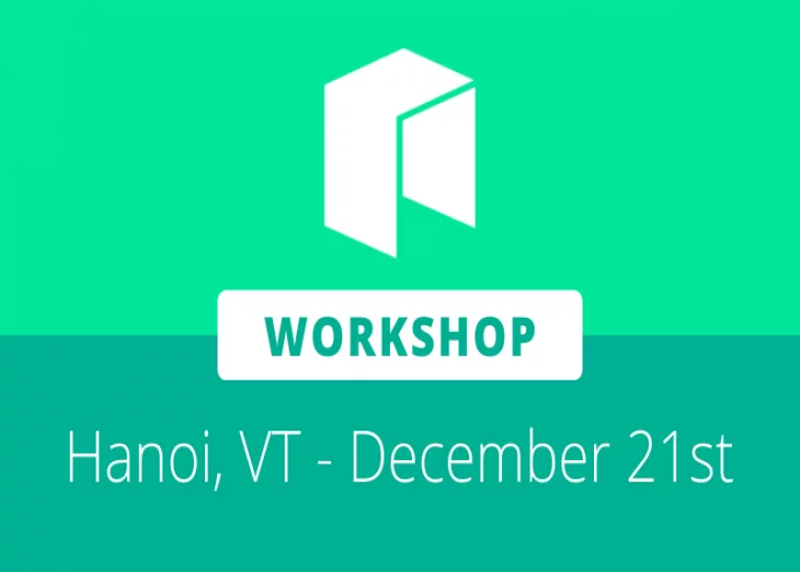 Neo and TomoChain to co-host meetup and workshop in Hanoi, VT on December 21st