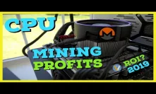 Is CPU Mining Profitable In 2019? Monero VS Verus Profitability | FPGAs Mining on CPU coins