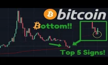 TOP 5 Signs That Bitcoin Has Bottomed Out!!