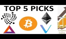 Top 5 Safe Holdings for Future Bull Market: Bitcoin, Ethereum, IOTA, Vechain, BAT