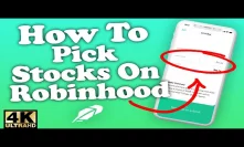 How To Pick Stocks On Robinhood Like A WALL STREET Pro