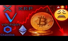 CRYPTOS COLLAPSE!!! Should You Be Worried? (ETH, XRP, VET, LINK Plummet)