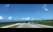 Drive along the seaside in Jamaica
