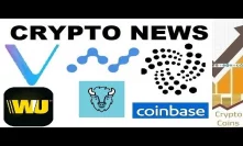 Crypto News: Bison, Western Union, Coinbase Pro, Vechain, IOTA, Nano (17th - 25th of December)