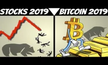 Bitcoin And Stock Market Prediction for 2019 & (2018 Recap Performance)