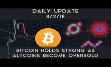 Daily Update (8/2/18) | Bitcoin holds strong as altcoins become oversold