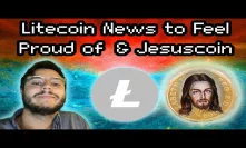 Litecoin Startup News? Not Price, that's still down | Jesus Coin & Bitcoin