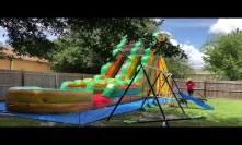 Deliver the fruit roll up waterslide for $280