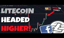 Litecoin Moving Up! Will We Break Bullish From This Pattern? Facebook Accepts Litecoin???
