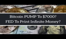 Bitcoin Pumped, $7,000 Next? FED Printing Unlimited Money? | Broad Market Update