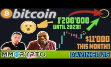CRAZY!! Bitcoin to $11'000 THIS MONTH & $1'200'000 UNTIL 2023!!!? w. DavinciJ15