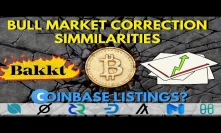 Bitcoin Price: Past Bull Market Corrections | BAKKT | Telegram TON vs Facebook Libra | bitcoin News