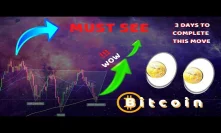 MUST SEE!! BITCOIN HAS 3 DAYS TO COMPLETE THIS MEGA MOVE | PRICE FALLS BUT THIS IS WHAT IT'S FORMING