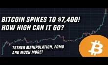 Bitcoin spikes to $7,500 | Smashes through resistance & gains significant dominance